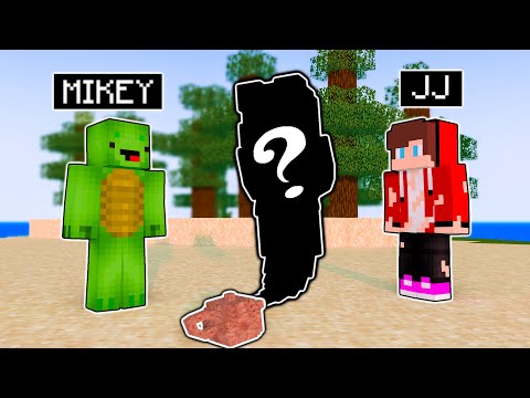 Maizen : JJ and Mikey Stranded At The Island Part 1 - Minecraft Animation