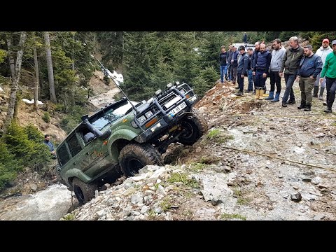 Hard Waterfall Climbing / Land Cruiser & Discovery / OFF ROAD