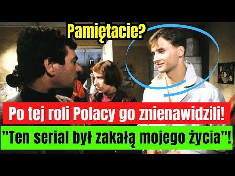 SZOK!! Po głównej roli w tym serialu, szybko musiał uciekać z Polski! Za, to ludzie go znienawidzili