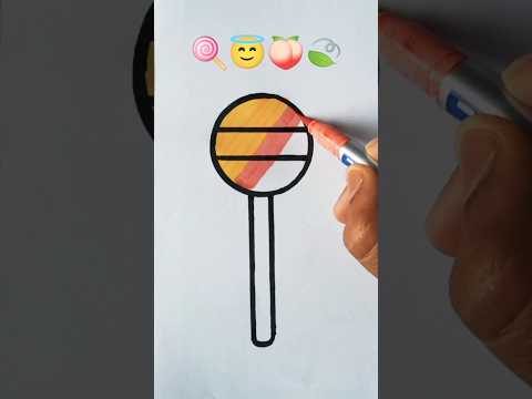 Satisfying Art 🍭😇🍑🍃 #viralvideo #art #trending #shorts #shortsfeed #satisfying #drawing #painting