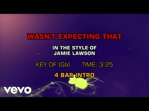 Jamie Lawson – Wasn’t Expecting That (Karaoke)