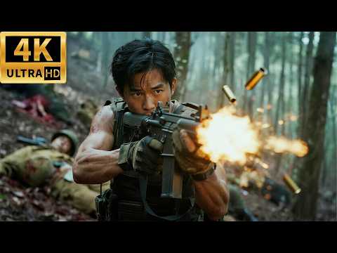 小夥利用地形埋伏，在樹林中進行射擊，殺死千名日軍❗！⚔️ 抗日 | 戰爭 | Kung Fu #特種兵 #中國電視劇