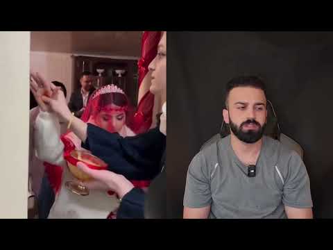 ام العريس تحط ايد العروسه بلزيت وتلصقها قبل دخولها بلبيت عادات وتقاليد 😨😂❤️