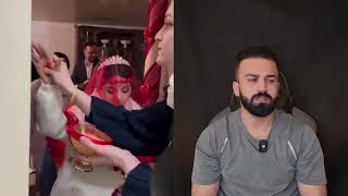 ام العريس تحط ايد العروسه بلزيت وتلصقها قبل دخولها بلبيت عادات وتقاليد 😨😂❤️