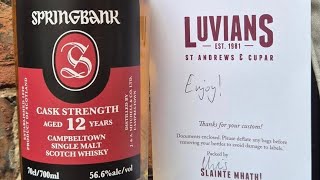 Springbank 12 Cask Strength 56.6% 2026 - Whisky Wednesday