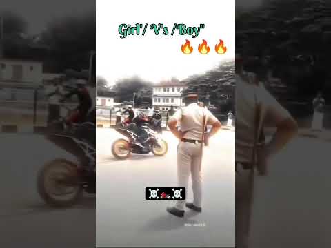 Girl vs boys ||🥀❤🏍#automobile #views #like #riderattitude