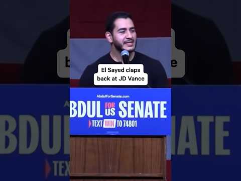 El-Sayed Claps Back <strong>at</strong> Vance