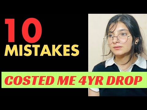 10 mistakes costed me 4YR DROP 😰😰 |STILL POSSIBLE TO CARCK NEET 2025 |#neet #neet2025 #study