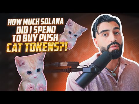 ALL I'M BUYING AND TRADING RIGHT NOW IS PUSH CAT ON SOLANA!!