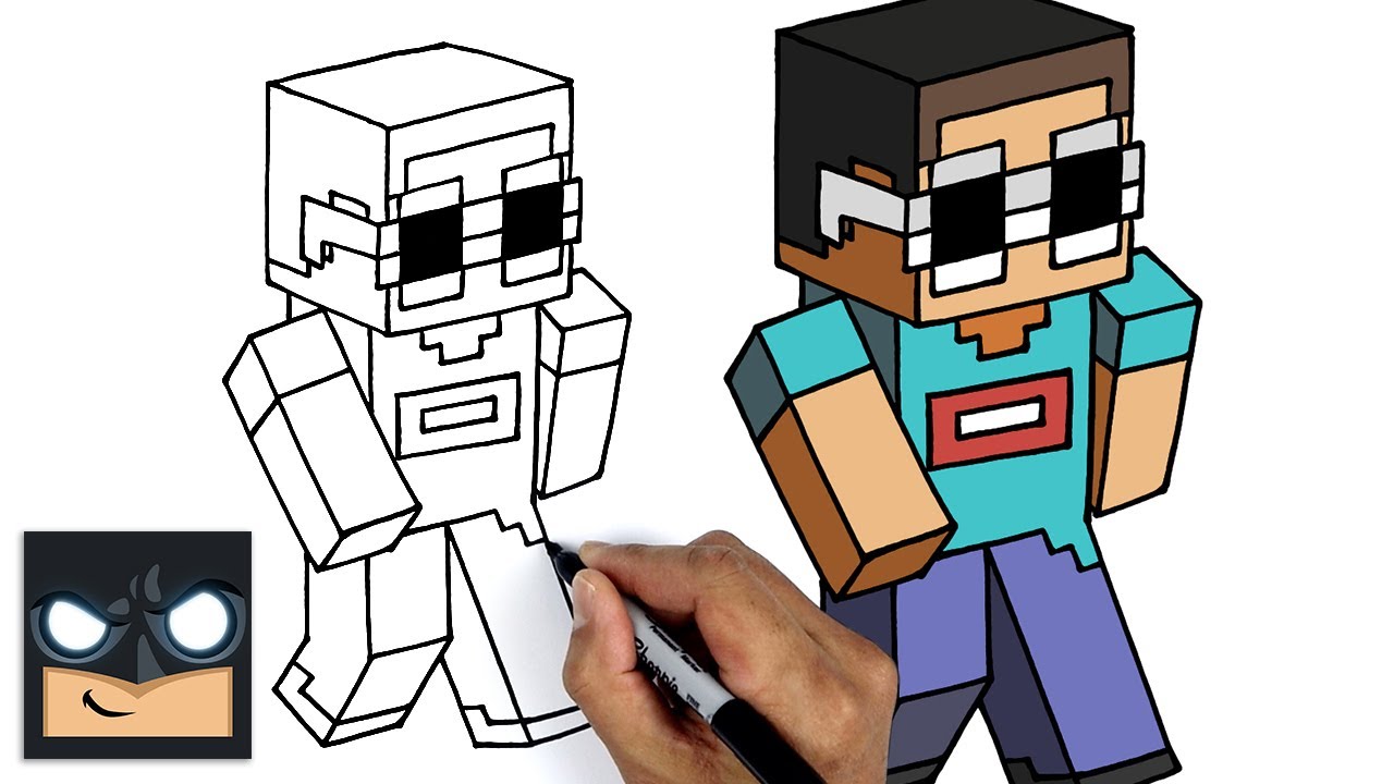 How To Draw GeorgeNotFound - Dream SMP -- Minecraft Skin Tutorial
