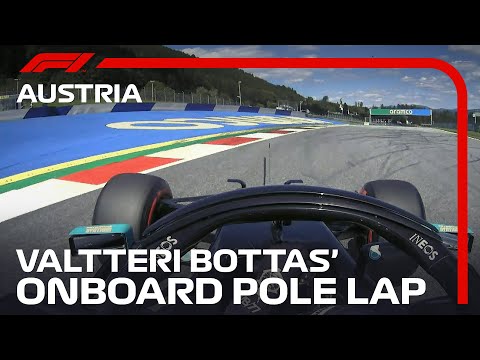 Valtteri Bottas' Onboard Pole Lap | 2020 Austrian Grand Prix | Pirelli