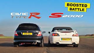 SUPERCHARGED vs TURBO - WHICH HONDA GOES BANG?
