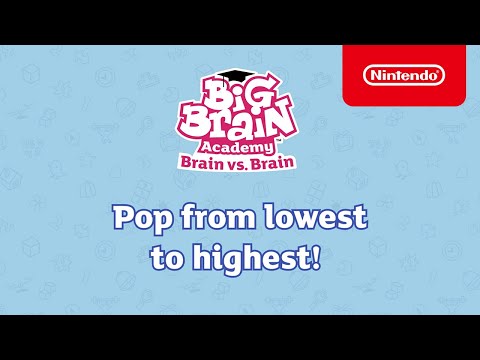 Pop From Lowest to Highest! – Big Brain Academy: Brain vs. Brain – Nintendo Switch