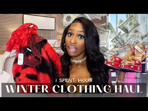 I SPENT $400 ON NEW WINTER CLOTHES AT TREND MALL / JUSTIN IN HOUSTON TEXAS | ABBY NICOLE