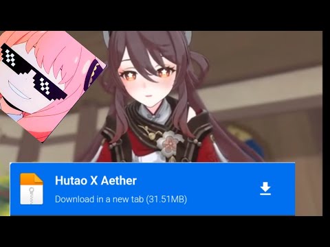 Hutao X Aether (MediaFire)#genshinimpact #hutao #aether