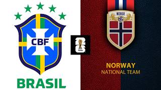 Brazil vs Norway | Vinícius vs Haaland! WC 2026 Round of 16 | EA FC 26 PS5 4K Gameplay