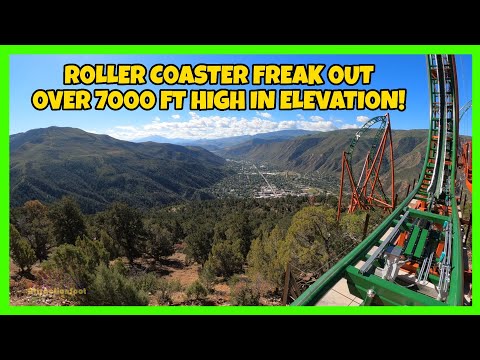 People Freaking Out While Riding Defiance Coaster At Glenwood Caverns Adventure Park