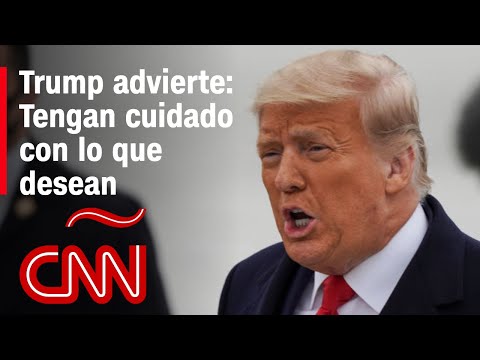 Trump advierte a Biden sobre Enmienda 25 mientras altos militares repudian insurrección en Capitolio