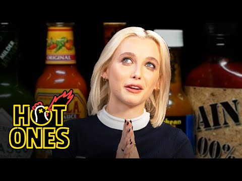 Emma Chamberlain Has a Spiritual Awakening While Eating Spicy Wings | Hot Ones