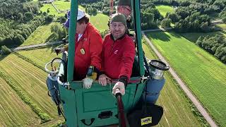 Pop Up Haapala Hot Air Balloon Flight in Sotkamo Finland 6.7.2025