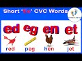 Identifying Sounds and Words Ending in 'ed', 'en', 'et', 'eg'