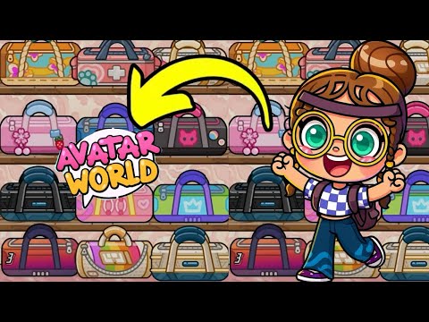 تجميع الحقائب الرياضية 👜🏋️‍♀️ في لعبة Avatar World |افاتار ورلد 😍 اكتشفت شنط نادرة وجميلة جداً!!بازو