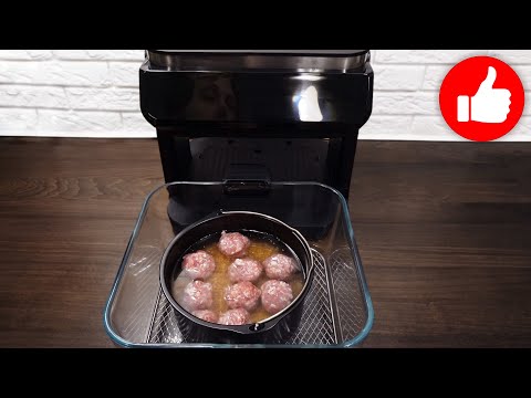 Вкуснее чем в ДУХОВКЕ! Моя семья обожает гречку с фрикадельками  Просто и очень вкусно в аэрогриле