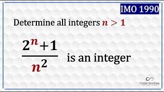 Find all n such that (2^n + 1)/n^2 is an integer.
