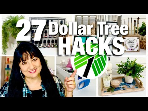 🤯 27 MIND BLOWING 🤯 DOLLAR TREE HOME AND LIFE HACKS YOU CAN ACTUALLY USE!  ORGANIZING AND MUCH MORE!