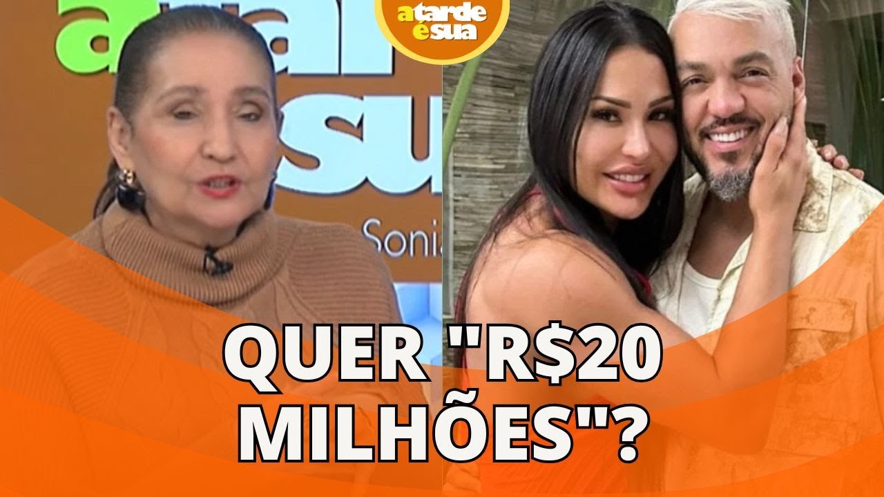 Sonia Abrão opina após Gracyanne expor que Belo não quer assinar divórcio Já não moravam juntos
