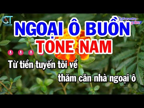 Karaoke Ngoại Ô Buồn Tone Nam ( Bm ) Nhạc Sống Hay Nhất || Karaoke Đồng Sen