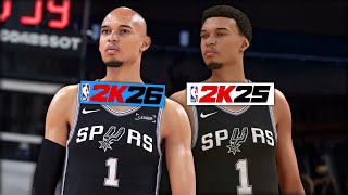 NBA 2K26 Graphics Comparison REAL CHANGES *First Look*