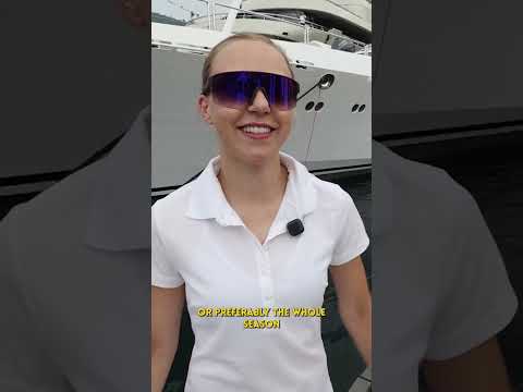 Monaco GP Yacht show baskets are working overtime! #shorts