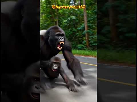 Gorilla Father Makes a Split Second Decision That Saves a Life