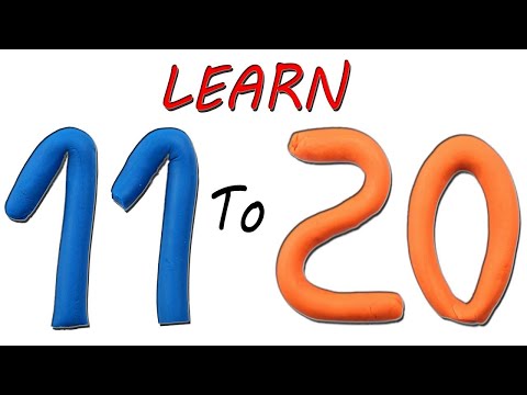 Learn Counting Numbers 11 to 20 with Play Doh for Kids + More Educational Videos