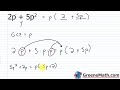 Factoring Polynomials and GCF Concepts