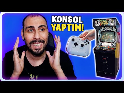 🟢Kendime KONSOL Yaptım! 10.000 Oyunlu Atari Salonu