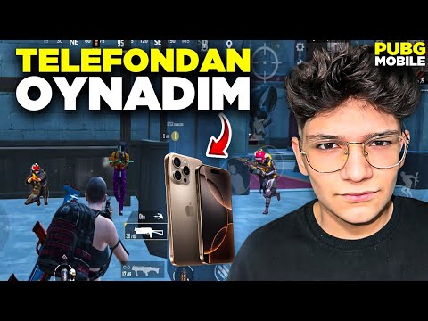 SONUNDA TELEFONDAN OYNADIM! | PUBG MOBİLE