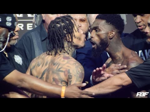 Gervonta davis vs frank martin • full weigh in and intense final face off • premier boxing champions