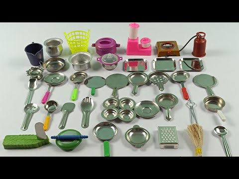 Unboxing amazing full mini kitchen set collection review Dollhouse collection