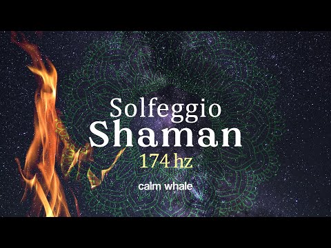 Solfeggio 174 hz &amp; Shaman Drum Journey&#127769; Virgo New Moon Meditation - Slow Down | Calm Whale