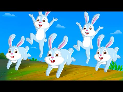 Five Little Bunnies Went Out One Day | FunForKidsTV - Nursery Rhymes & Baby Songs