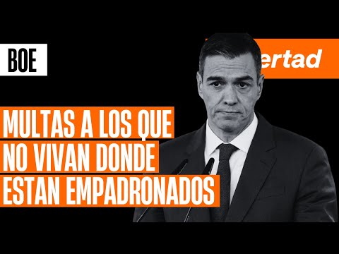 El BOE confirma multas que puedes recibir si vives en un sitio de España y estás empadronado en otro