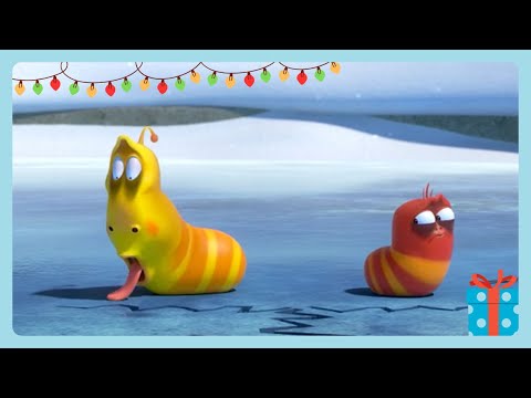 patinaje sobre hielo | LARVA | Feliz Navidad 🎄 | Wildbrain Niños