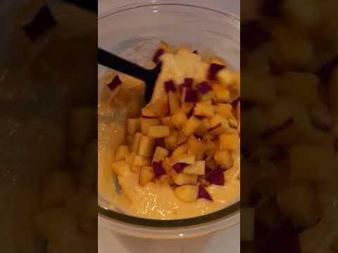 ごろごろさつまいも!レンジでさつまいも蒸しパン