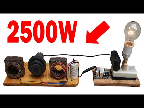 How I Turned Fan Stator Into Powerful Generator At Home Easily