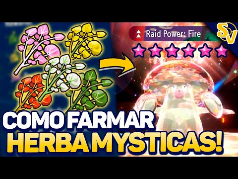 COMO FARMAR HERBA MYSTICA FÁCIL em Pokémon Scarlet & Violet para SHINY HUNT!