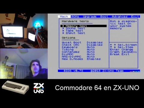 Commodore en Zx-uno