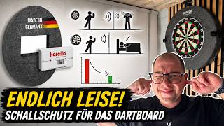 🔇Dartboard leiser machen? Karella Schallschutz Montage & Test🛠️