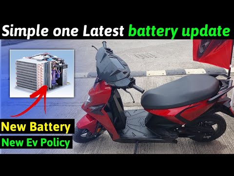😱 Simple energy simple one Battery update | New Update simple one | New Ev policy | ride with mayur